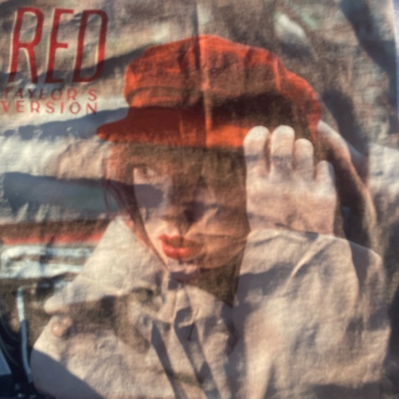 Red Taylor’s Version Long Sleeve T shirt, Size L - Picture 8 of 13